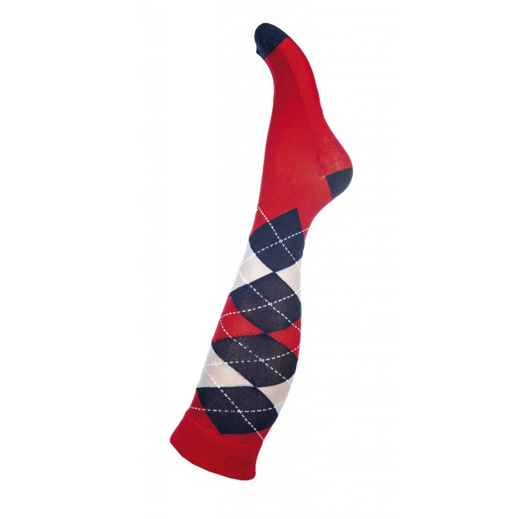 HKM Check Classico Riding Sock