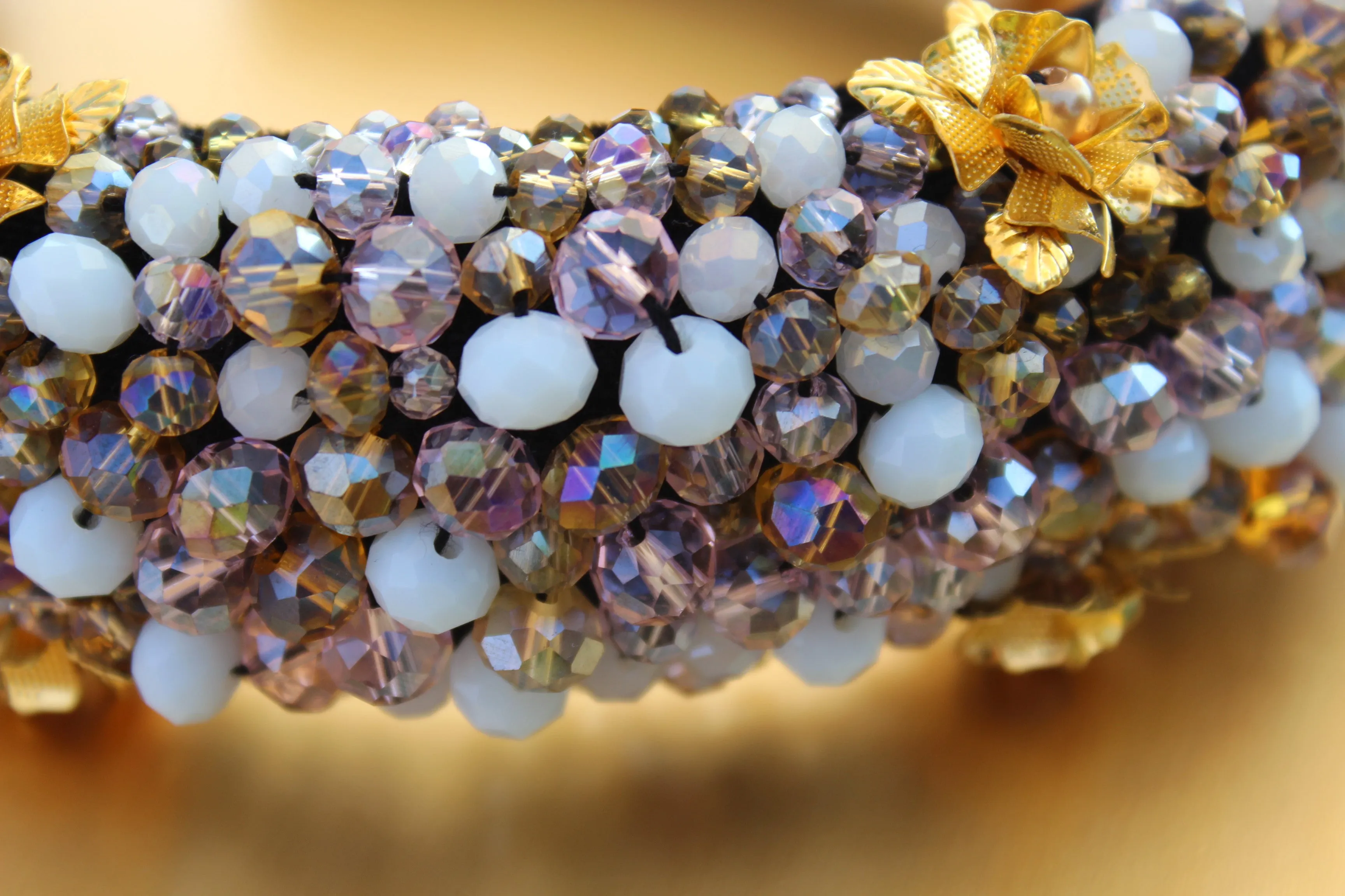 Mary’s Garden™ Gold Rose Headband